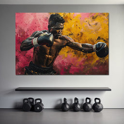 Golden Fury of the Ring - NicheCanvas