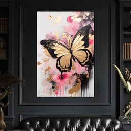 Dreamflight in Pink Hues - NicheCanvas