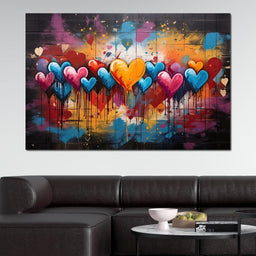 Dripping Spectrum of Love - NicheCanvas