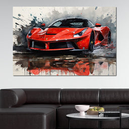 Car Collection 21 - Rider Art - NicheCanvas