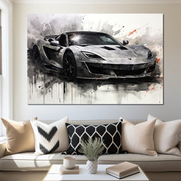 Car Collection 28 - Rider Art - NicheCanvas