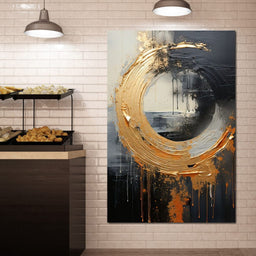 Abyssal Gold Embrace - Tanni Cylon - NicheCanvas