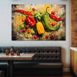 Vibrant Harvest Symphony - Wildrose Creations - NicheCanvas