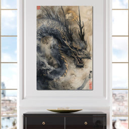 Mystic Dragon Tempest - NicheCanvas