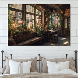 Floral Window - NicheCanvas