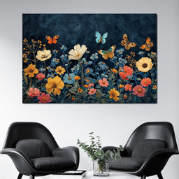 Midnight Blossom Ballet - NicheCanvas