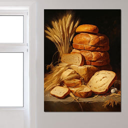Feast of Wood and Bread - NicheCanvas
