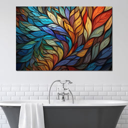 Mosaic Serenity Shadows - NicheCanvas