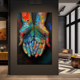 Embrace of Chromatic Hues - NicheCanvas