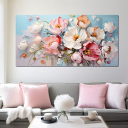 Blossoms of Serenity Breeze - NicheCanvas