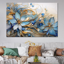 Luminous Floral Bloom - NicheCanvas