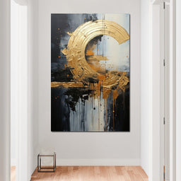 Golden Auroral Echoes - Tanni Cylon - NicheCanvas