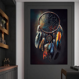 Dreamcatcher & Feathers - Alicia Smith - NicheCanvas