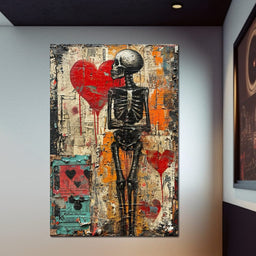 Romantic Skeleton 1 - NicheCanvas