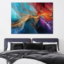 Marbled Movements - NicheCanvas