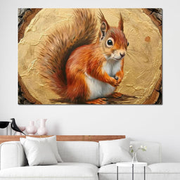 Squirrel Forest Charmer - NicheCanvas
