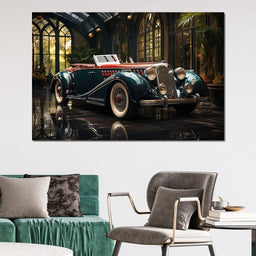 Pristine Classic Car - NicheCanvas
