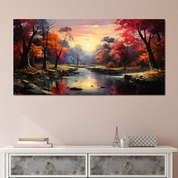 River in the Woods - NicheCanvas