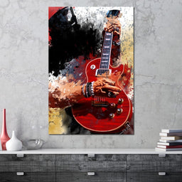 Slasher Electric Guitar - Abraham Szomor - NicheCanvas