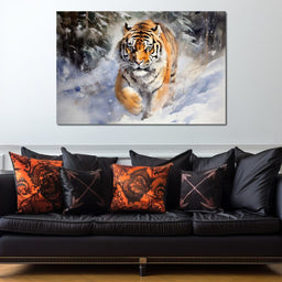 Winter Majesty in Stride - NicheCanvas