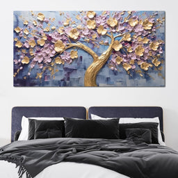 Golden Lavender Euphoria - NicheCanvas