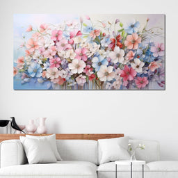 Serene Pastoral Petal Harmony - NicheCanvas