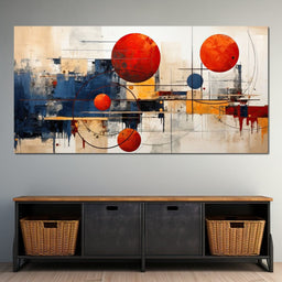 Golden Royal Geometric Harmony 09 - Wildrose Creations - NicheCanvas