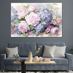 Bloom Symphony in Pastel - NicheCanvas