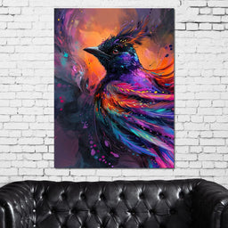 Vibrant Feathered Dreams - NicheCanvas
