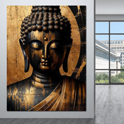 Buddha's Aura of Serenity - NicheCanvas
