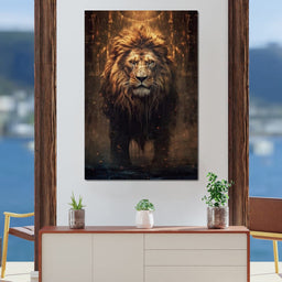 Lion of the Lord's Throne - NicheCanvas