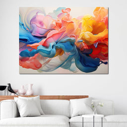 Blossom Swirl in Liquid Rose - NicheCanvas