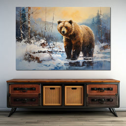 Winter Sovereign's Stroll - NicheCanvas