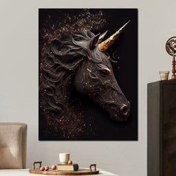 Black Unicorn - Alicia Smith - NicheCanvas