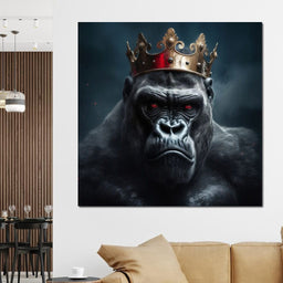 Gorilla Crown - Zenzdesign - NicheCanvas