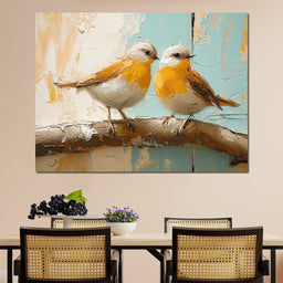 Sunlit Songbird Serenade - NicheCanvas