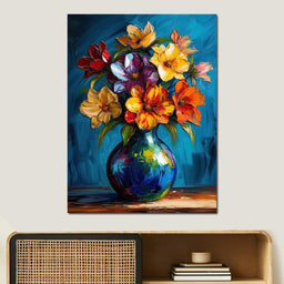 Vibrant Petal Symphony - NicheCanvas