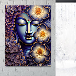 Buddha Face 02 - NicheCanvas