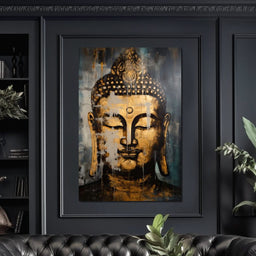 Gracious Golden Buddha - NicheCanvas