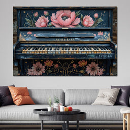 Floral Music Collection 08 - Wildrose Creations - NicheCanvas