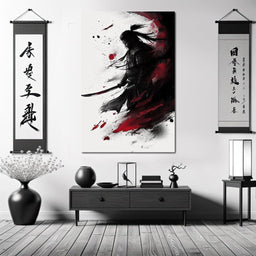 Samurai Chaos - NicheCanvas