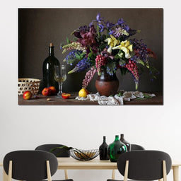 Lupines & Irises - NicheCanvas