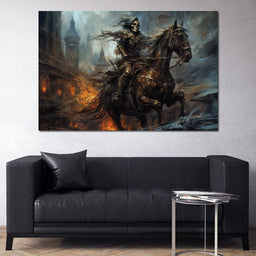 Skeleton Knight - Raven Blackwood - NicheCanvas