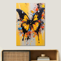 Whimsy of Fluttering Colors - NicheCanvas