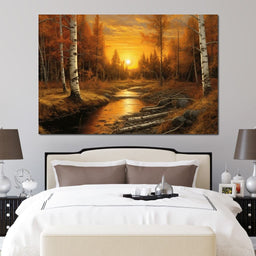 Silver Birch Forest - NicheCanvas