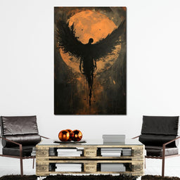 Eclipse of the Fallen Seraph - NicheCanvas