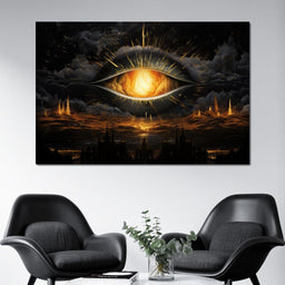 Eyes on the Midnight Castle - Raven Blackwood - NicheCanvas