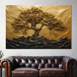 Golden Tree of Life - NicheCanvas