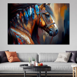 Cherokee Horse - Alicia Smith - NicheCanvas