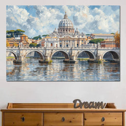 Eternal Reflections of Rome - NicheCanvas